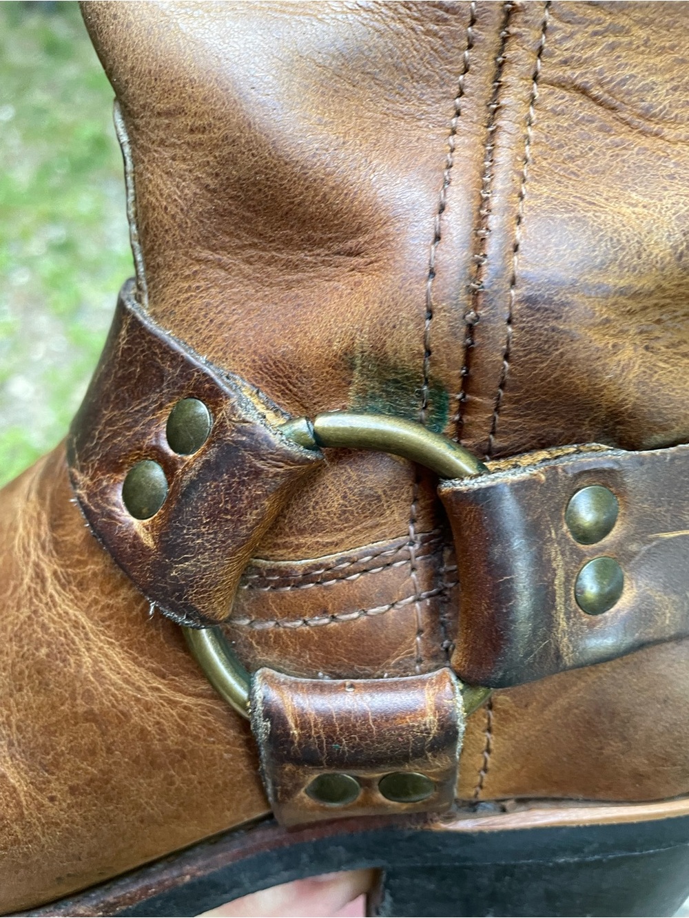 Frye 12R Vintage Harness Boots Size 7.5 - Picture 11 of 15